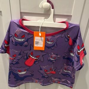 Pokémon Gengar crop top